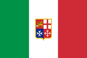 Bandera de la Marina Mercante italiana