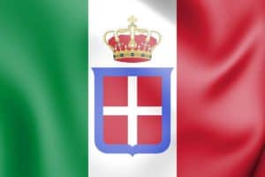 Bandera nacional del Reino de Italia
