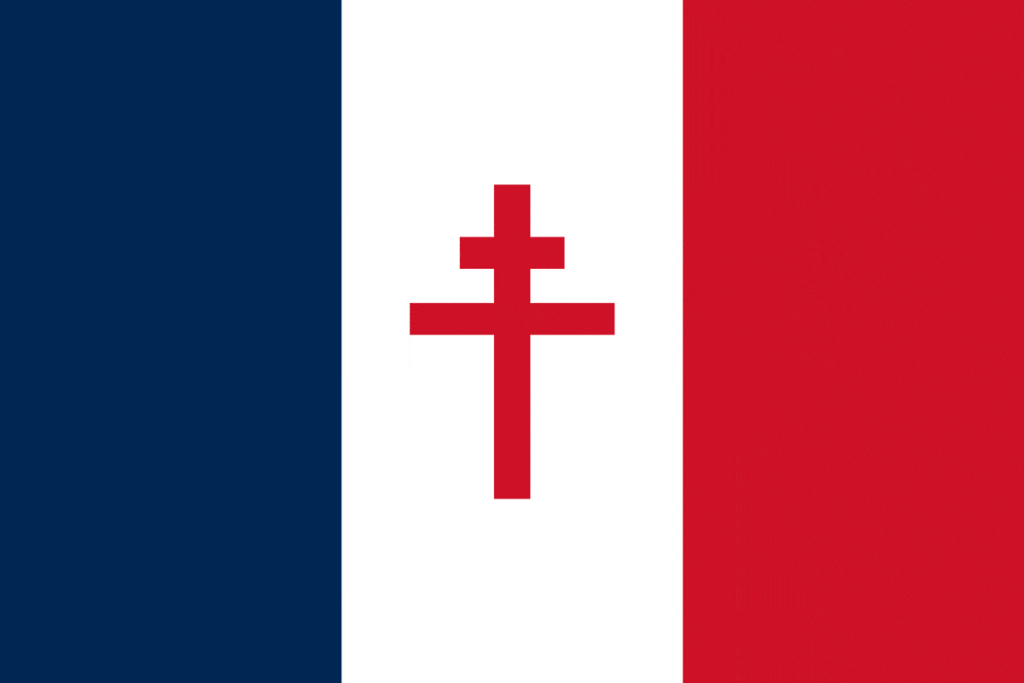 Bandera de la Francia libre 1940 1944