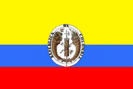 bandera de la gran colombia 1821