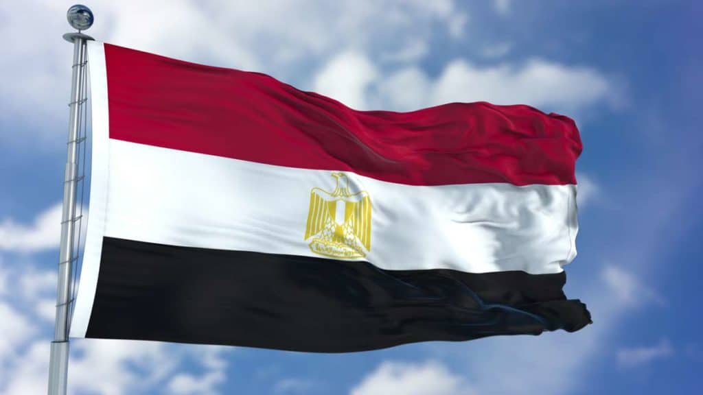 bandera actual de egipto