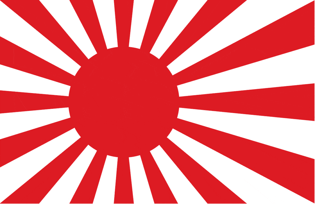 bandera antigua de japon